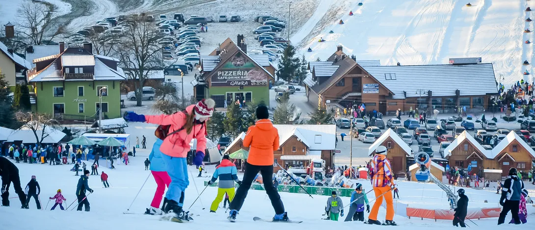 Aktywności zimowe – widok z okolic Lubowisko Resort