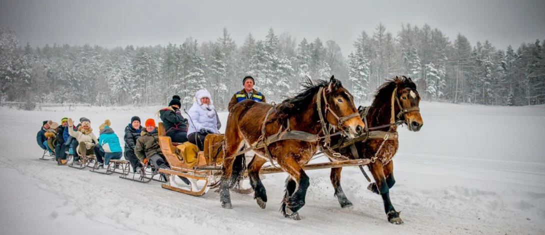Aktywności zimowe – widok z okolic Lubowisko Resort